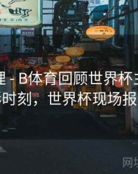 经典梳理 - B体育回顾世界杯主办国精彩时刻，世界杯现场报道