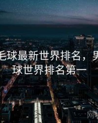 男子羽毛球最新世界排名，男子羽毛球世界排名第一