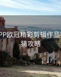 B体育APP欧冠精彩剪辑作品推送 - 竞猜攻略