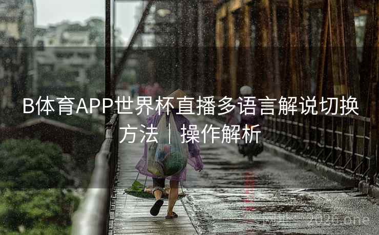 B体育APP世界杯直播多语言解说切换方法｜操作解析
