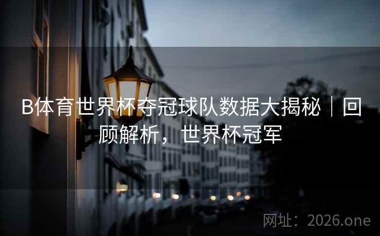 B体育世界杯夺冠球队数据大揭秘｜回顾解析，世界杯冠军