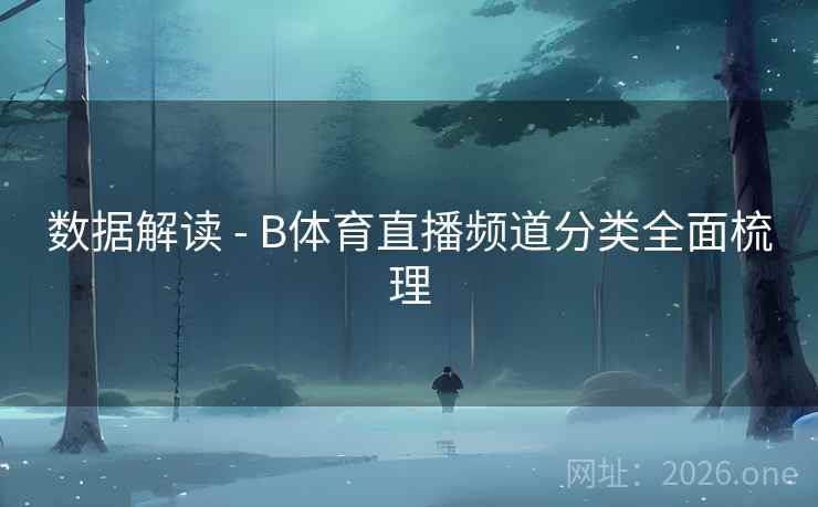 数据解读 - B体育直播频道分类全面梳理