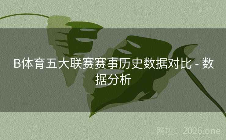 B体育五大联赛赛事历史数据对比 - 数据分析