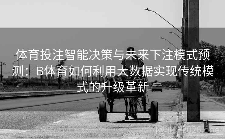 体育投注智能决策与未来下注模式预测：B体育如何利用大数据实现传统模式的升级革新